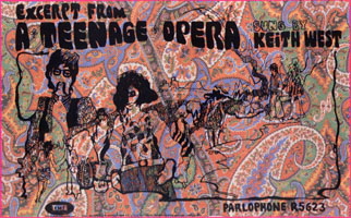 плакат - фрагмент оформления альбома a teenage opera - the original soundtrack recording